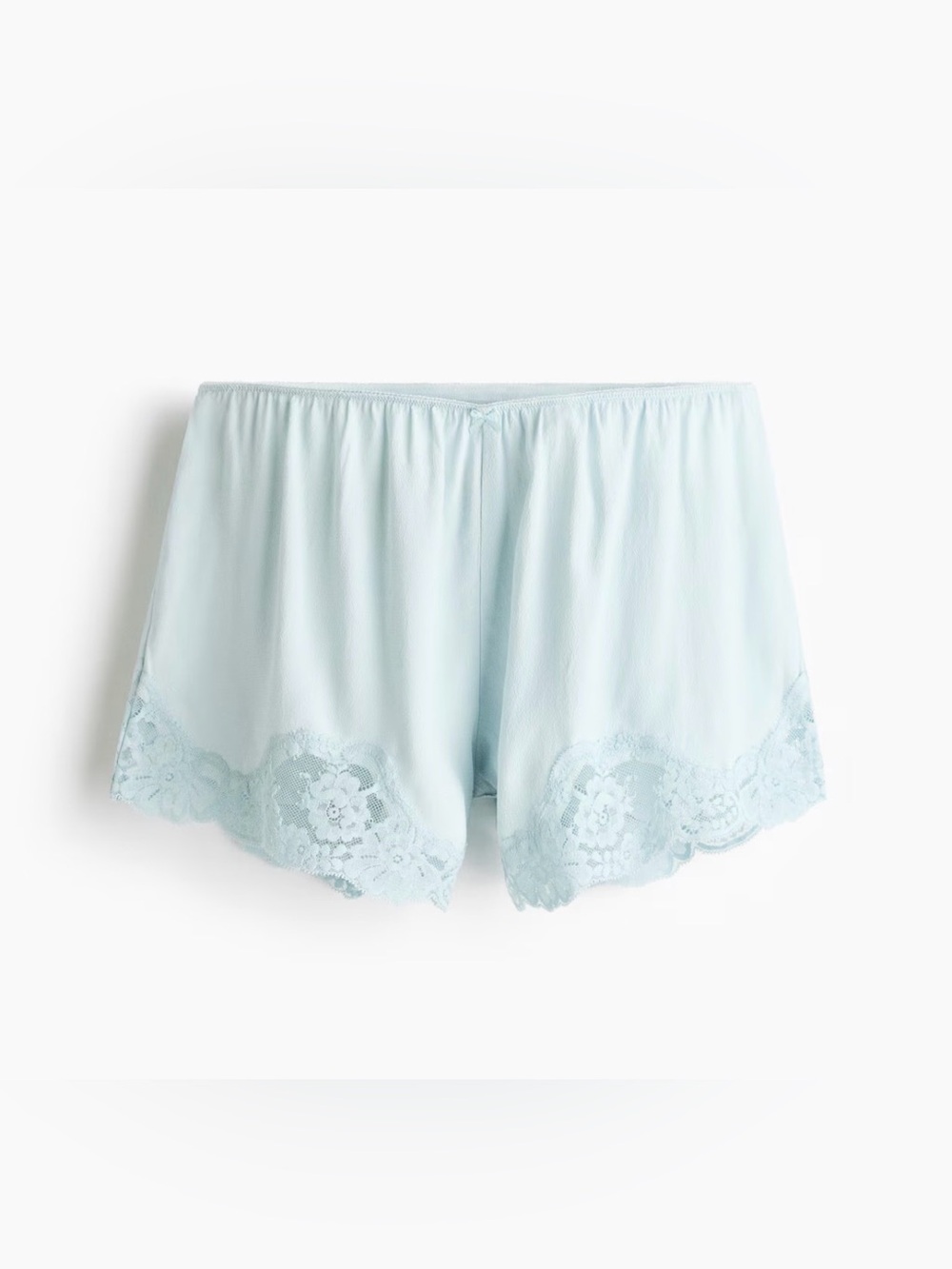 H&M Lace Trim Pajama Shorts
